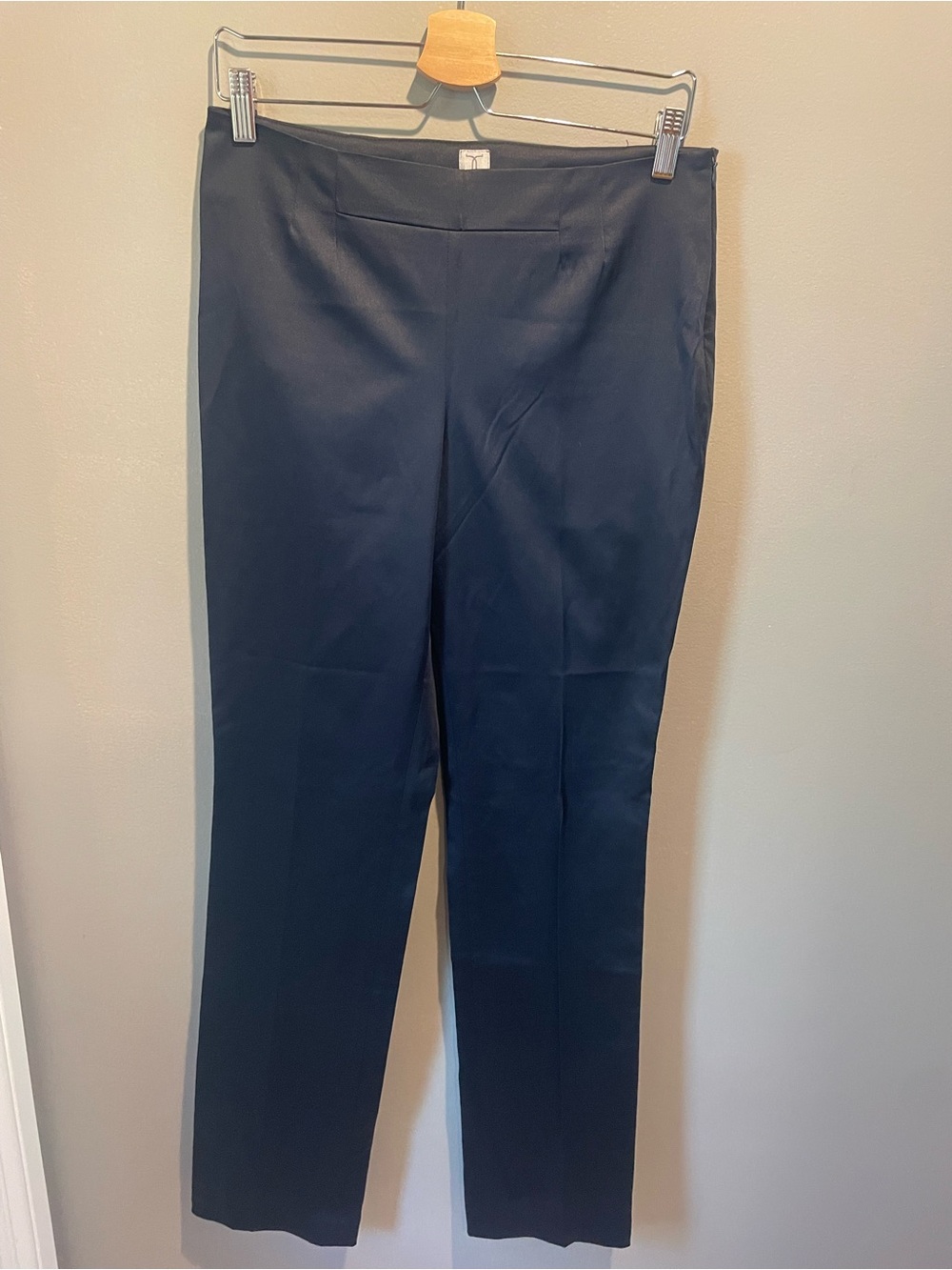 Tristan Black Straight-Leg Dress Pants for Women